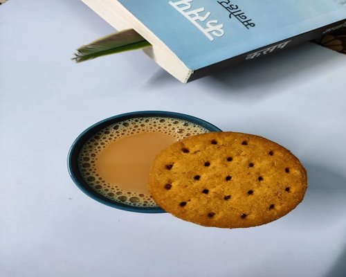 Peaceful morning routine with tea in India